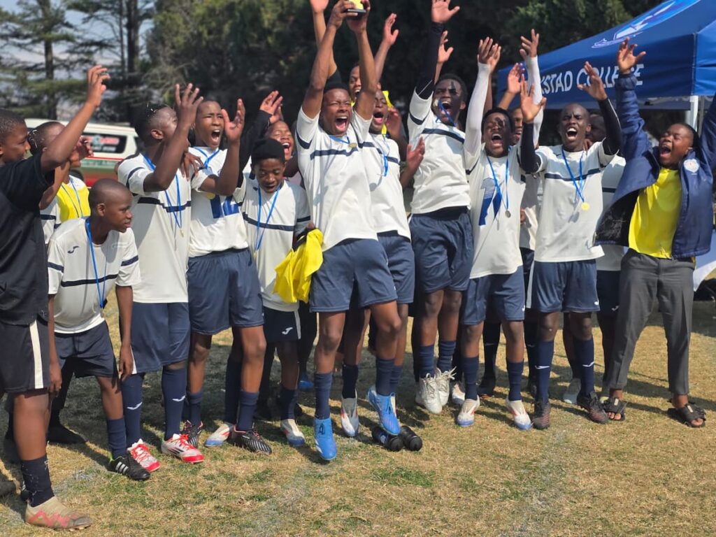 St Thomas learners celebrating together